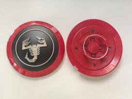 1 VNT. 133 mm Automobilio ratlankio dangtelio emblema Lipdukas Aksesuaras Fiat Abarth 500 500C 500L 500X Tipo FR Panda Argo Freemont Viaggio 1Pcs