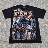 Pink Floyd Vintažiniai Marškinėliai Dark Side Of The Moon Grupės Siuvinėtas Spaudinys S gray