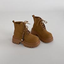 Solid color lace-up platform fashion retro fashion boots women's 2025 autumn and winter new short boots Martin boots versatile boots 40 kupranugaris