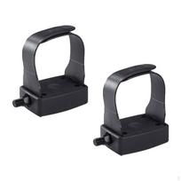 1 pora treniruoklio dviračio pedalų, neslystantys, 1/2'' pakeičiami stacionarių dviračių pedalai with Strap black