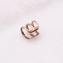 European Retro U-Shaped Ear Cuff: Unisex, No-Piercing, Invisible Clip-On Earring beige