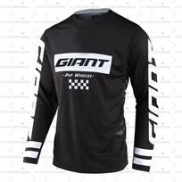 Giant Motocross downhill jersey, cycling breathable, fast drying, casual sports, round neck long shirt MTB mountain bike T-shirt 4XL