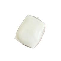 Crunchy Squishy Tofu Crispy Sound Squeeze Toy Round Blocks Filled Stress Relief Fidget Toy Anti Stress Decompression Toy Gifts white