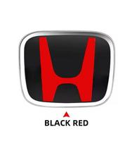 Car Hood Front Grill Rear Trunk H Emblem Logo Sticker Honda Civic Fit Jazz Accord CRV HRV City Odyssey Passport Pilot Vezel 68X56mm
