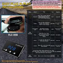 New Plug Play Car Throttle Response Controller Tuning Parts Accessory 9 Drive 5 Modes Digital Racing Accelerator Potent Booster FLC-898