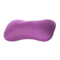 Putplasčio dalelių mikrokaroliukų atraminė pagalvė Mini kaklo atrama Kaulo formos pagalvė Kelionėms violetinė