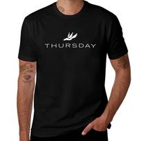 Thursday Band Logo (Transparent Background) Tshirt Man T Shirt Luxury Tshirt 4XL black