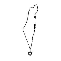 2pcs  Israel Map  Car Decal - Stylish Waterproof Vinyl Sticker for Truck Bumpers, Rear Windows & DIY Car Makeover 9x30cm 2pcs juoda