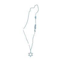 2pcs  Israel Map  Car Decal - Stylish Waterproof Vinyl Sticker for Truck Bumpers, Rear Windows & DIY Car Makeover 9x30cm 2pcs sidabras