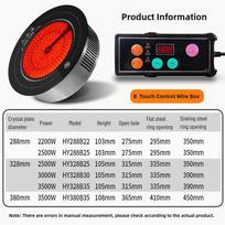 Embedded Line Control High-power Hot Pot  Hot Pot Restaurant Commercial Electric Ceramic Stove Barbecue Electric Stove Type 1 gray