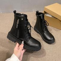 Fashion 2025 New Boots Ladies Lace-Up Shoes for Women Warm Platform Zipper Ankle Boots Soft Women Shoes Winter Boots Fashion Botas Mujer 35