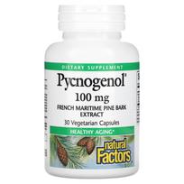 Natural Factors, Pycnogenol, 100mg, 30 veggie capsules