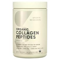 Sports Research, Ekologiški kolageno peptidai, Be skonio, 10,58 uncijos (300 g)