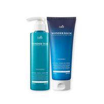 LADOR Wonder Balm + Wonder Tear 100-Second Moisture Clinic Set Intensive Damage Repair & Protein Care blue