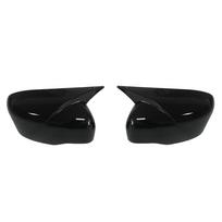 For Nissan Rogue 2014- Car Sticker Rearview Side Mirror Cover Wing Cap Exterior Case Trim Accessories Vehicle Decoration Gloss Black black