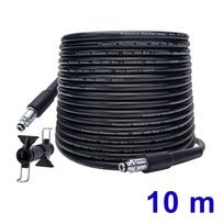 High Pressure Water Cleaning Hose Pipe Pressure Washer Hose 6 10 15 m for AR Michelin Black & Decker Makita MAC Allister Stanley 10 m black
