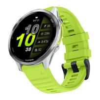 Silicone Watch Strap for Garmin Forerunner 970/965/955 Water-proof/Lightweight/Comfortable Outdoor Band for 22/26mm Quick Fit 22mm Quick Fit black