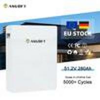 Germany Stock 51.2V 100Ah 5kWh 10kWh LiFePO4 Split Wall-Mounted Hybrid Grid Home Energy Storage System CAN Solar BMS 5KWH 5 kW