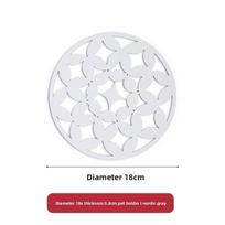 New Silicone Pot Pad, Anti-scald Pad, Heat-resistant Bowl and Plate Pad, Household Heat-resistant Mat, Thickened Version pilka