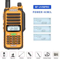 BaoFeng UV98 Pro Walkie Talkie Professional UV98 V2 Plus 10W Powerful Waterproof VHF UHF Dual Band Two Way Radio