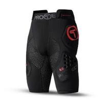 T PROTECT Dirt Bike Gear MTB Full Length Impact Pants Adult Impact Shorts Mesh Ventilation CE Protective HD Gears Hip Protection M black