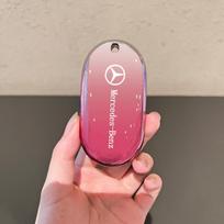 Prabangus TPU raktų dėklas Mercedes Benz 2022 m. C S klasės W206 W223 S350 C260 C300 S400 S450 S500 nuotolinio valdymo pultelio dangtelis pink