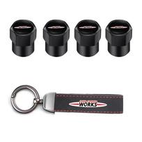 Automobilio padangų ratų vožtuvų dangteliai/Automobilio raktų grandinėlės žiedas Raktų pakabukas Mini Cooper JCW Works Cabrio F54 F55 F56 F57 F60 R50 R52 R53 R55