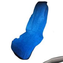 1Pcs Non-Slip Sweat Towel Seat Cover Universal Front Car Seat Cover For Truck Suv Seat Protector Four Season Car Covers mėlyna