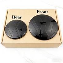 Hub Caps Front And Rear Emblem For Volkswagen Golf 6/Golf 7/Golf 7.5/Golf 8 RT22 Not Affect ACC Modified Black Label Flat Mirror Cove Glof 8 21-24