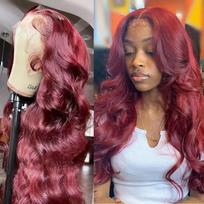 Womens Long Wavy Lace Front Wig With Center Part Synthetic Hairpiece Natural Look Heat Resistant Fiber 18-40 Inch 28in black
