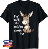 I just really like Miniature Donkeys ok Miniature Donkey Unisex T-Shirt XL beige