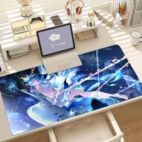 Game Wuthering Waves Shorekeeper Mouse Pad Anti Slip Rubber Edge Locked Thickened Laptop Gaming Desk Mat 800x300x2mm