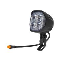 LED Front Headlight for Kukirin G2 Pro DB Electric Scooter Headlamp Front Light Replacement Accessories Parts gray