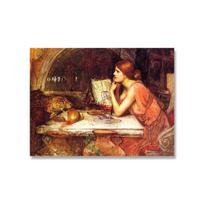 John William Waterhouse Vintage Wall Art Plakatas Magiškas apskritimas, raganos drobės tapybos spaudinys Jason ir Medea paveikslėlis namų dekoravimui be rėmelio 60*90cm black