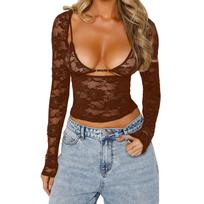 Women's Fashionable And Elegant Lace Top L