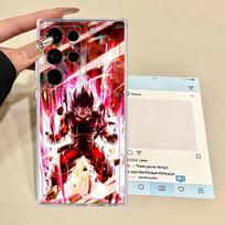 Dragon Ball Goku TalentasTelefono dėklas Samsung Galaxy S25 Edge S20 Plus S23 Ultra S26 S24 S21 Note 20 Ultra 10 S22 FE Galaxy S23 Ultra black