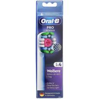 Oral-B Pro 3D White Toothbrush Heads dantų šepetėlio galvutės, 4 vnt.