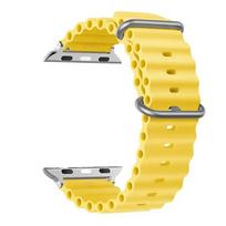 Dirželis Apple watch ultra 3 juosta 49mm 44mm 45mm 46MM 41mm 40mm 38mm 1:1 Originalus Ocean dirželis iWatch serijoms 11 10 9 8 7 se 38mm 40mm 41mm yellow