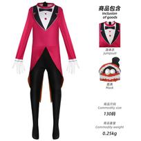 Fantastiško cirko Agatos kostiumas Skaitmeninis Helovino Cosplay Sceninis kostiumas 130 red