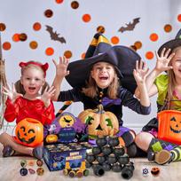 Trick Or Treat Toys Bulk Halloween Parties Toys Odorless Reusable Interactive Game For Daycare Activities Classroom Rewards China Mainland black