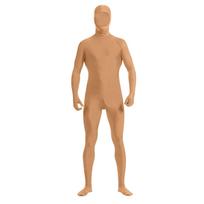 Zentai Suit Cosplay Leotard Full Bodysuits Green Screen Suit Helovino kostiumai 150 chaki