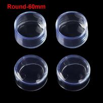 4 vnt./rinkinys Skaidrūs silikoniniai padėkliukai Aukštos kokybės kėdės ir stalo kojelių dangteliai Apsaugos baldų kojoms Neslystančios dangos Grindų apsaugos