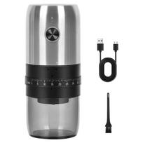 Portable Coffee Mill Portable Coffee Grinder Rechargeable Grinding Machine Suitable for Convenient Outdoor Use 1 gray