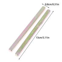 2PCS Side Length 8mm Door Lock Transmission Rod Lock Body Square Iron Door Handle Connecting Rod Door Lock Accessories beige