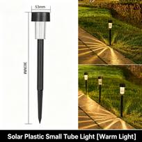 10 vnt. saulės energija varomų lauko sodo žibintų, atsparūs vandeniui, kraštovaizdžio apšvietimui takams, kiemui, veja, terasai 1PC gray