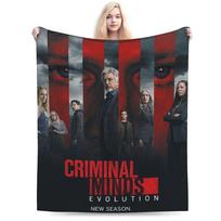 Cozy Criminal Minds Spencer Reid Blanket Stuff Sofa Decorative Throws And Blankets Lightweight Flannel for Bedroom Size: 75*100cm, Weight: 230 GSM