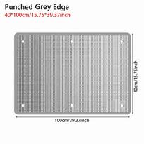 Double Side Window Sun Shade Film Aluminum Foil Sunshade Protector Pad  for Home Grey/40*100cm