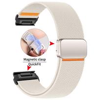 20mm 22mm 26mm QuickFit Straps Nylon Loop Band for Garmin Fenix 8 E 7 7X 7S Pro 6 6X 6S Magnetic Clasp Watchbands for Quatix 8 7 QuickFit 20mm black