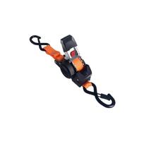 Retractable Cargo Tie-Down Straps for Car, Truck, SUV and One Size black