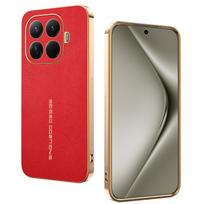For XiaoMi 15T 14T Pro Case New High-end Lychee Texture PC Anti-drop Cover For Xiaomi 15T Pro Shockproof Bumper Funda Xiaomi 14t raudona